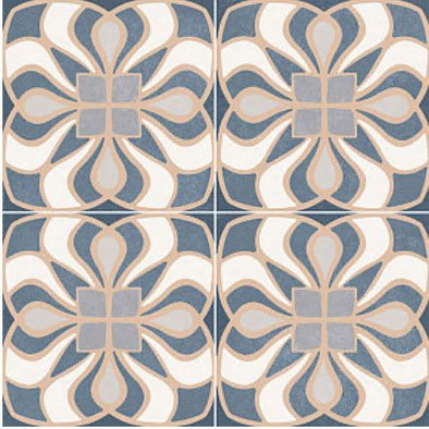 Керамогранит Epoque Blue 45x45 Dual Gres матовый напольный DG_TE_EP_BL