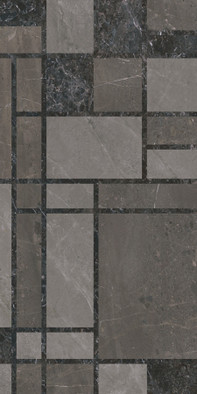 Декор KMD3STA130BR Марсель Микс Тёмный глянцевый обрезной 60х119.5 Kerama Marazzi керамический