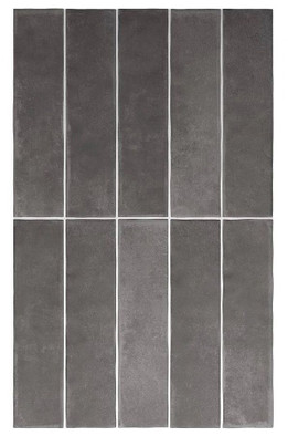 Настенная плитка 27565 Argile Dark 6х24,6 Equipe матовая керамическая