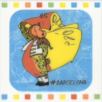 Декор NT/A264/5009 Большое Путешествие Barcelona 20х20 Kerama Marazzi глянцевый керамический фото Декор NT/A264/5009 Большое Путешествие Barcelona 20х20 Kerama Marazzi глянцевый керамический