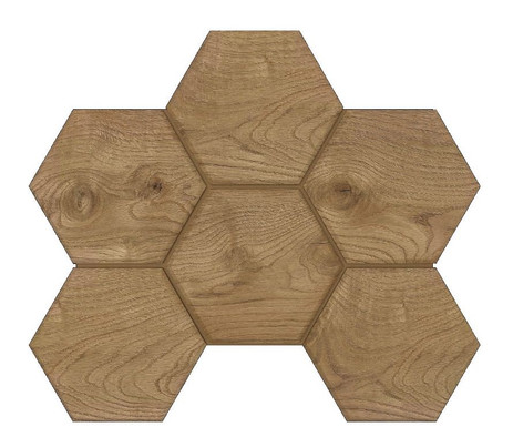 Мозаика SI04 Hexagon 25x28,5x10 неполированная керамогранит фото Мозаика SI04 Hexagon 25x28,5x10 неполированная керамогранит