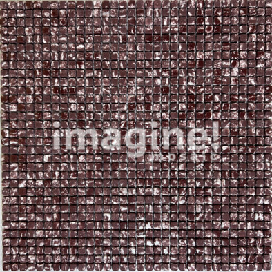 Мозаика Imagine Lab AGKV-06GL стекло 30.3х30.3 см глянцевая чип 6х6 мм фиолетовый