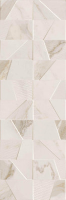 Декор Calacatta Gold M3D Matt 30х90 Artcer Eco матовый керамический 210