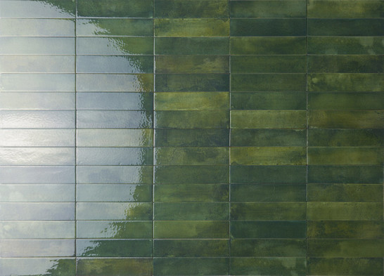 Керамогранит J91279_MojvGreenBrick 6х25 RHS глянцевый настенный фото Керамогранит J91279_MojvGreenBrick 6х25 RHS глянцевый настенный