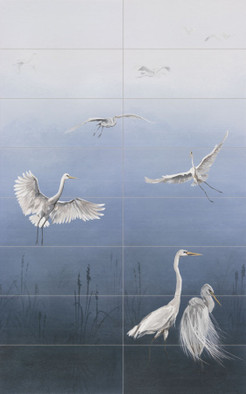 Панно Heron 149.8х239.8 Tubadzin матовая керамическое 5900199229433