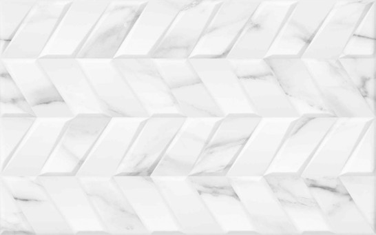 Настенная плитка Нова Белый Низ 02 25x40 (рельеф) Gracia Ceramica матовая керамическая 010100001572