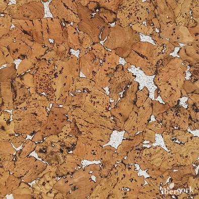 IberCork Лерида Бланко 600x300 Пробковые настенные покрытия в пластинах EasyCork клеевое соединение