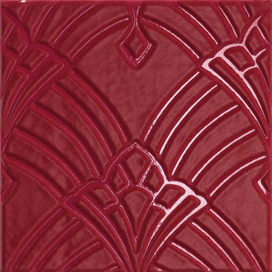 Декор Deco' Lampone 20x20 Rilievo 20x20 Petracer`s Grand Elegance Rubino глянцевая, рельефная (структурированная) керамический GER DERIL14