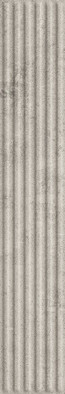Клинкерная Carrizo Grey Elewacja Struktura Stripes Mix Mat 6.6х40 Paradyz Ceramika структурированная настенная плитка 80949