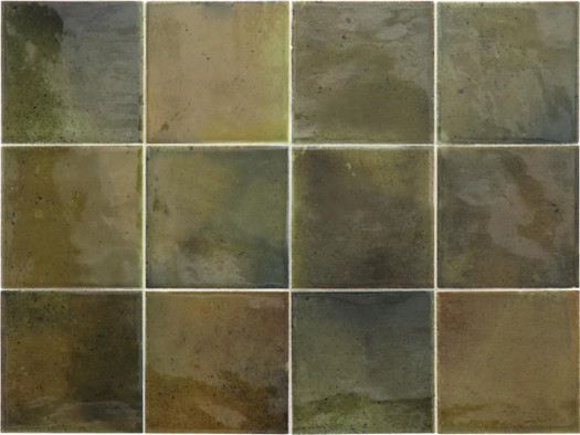 Настенная плитка Hanoi Wild Olive 10x10 Equipe глянцевая керамическая 30014