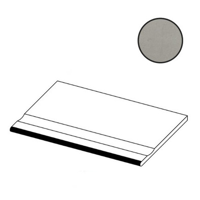 Керамогранит Rinascente Grey Bordo Piscina 30x60 Atlas Concorde матовый бортик для бассейна 620090000920