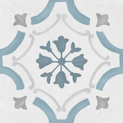Керамогранит Sirocco Blue Ornate 22,3x22,3 Peronda матовый универсальный 3386032926
