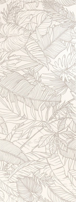 Настенная плитка Pearl Tropic White 45х120 Fanal матовая, рельефная (структурированная) керамическая 78803074