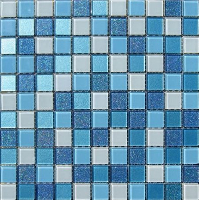 Мозаика Blue Lagoon 2.5x2.5 стеклянная 29.5x29.5