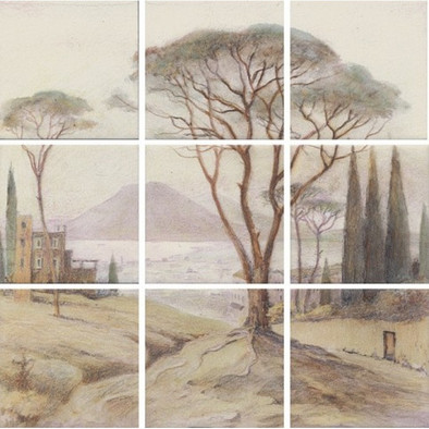 Панно AD/A278/9x/1146 Амальфи керамическое