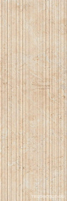 Керамогранит Beige Ribbed 30x90 Sichenia Pave Wall матовый, рельефный (рустикальный) настенная плитка 192812