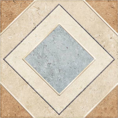 Декор Вставка Неаполитана D1 20х20 Axima матовая керамический