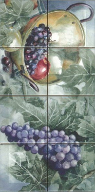 Панно Composicion Acuarela Uvas керамическое