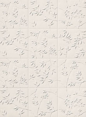 Настенная плитка 4D Nature White керамическая