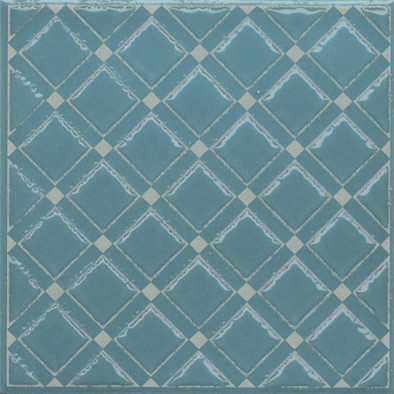 Декор KMD3STA016GN Бахия 1 Бирюзовый глянцевый 9,8x9,8x0,7 Kerama Marazzi керамический
