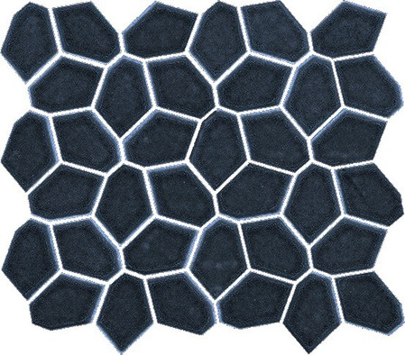 Мозаика Italon Aura Ocean Mosaico Spectrum керамогранит 29.2х33.2 см матовая синий 600110001161