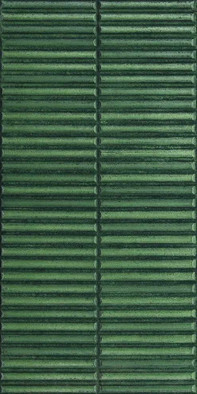 Настенная плитка Homey Stripes Green Glossy 30х60 Piemme глянцевая, рельефная (структурированная) керамическая 5233