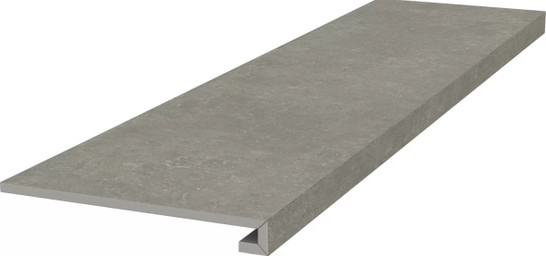 Ступень фронтальная KM6012G0171RGCF клееная Касабланка HP Серый матовый обрезной 33x119,5x0,9 керамогранит Kerama Marazzi