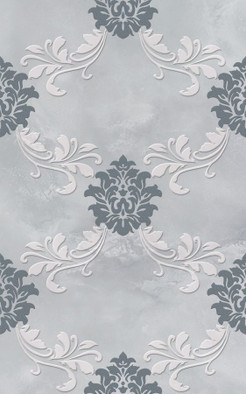 Декор Мия Серый 25х40 Belleza матовый керамический 04-01-1-09-03-06-1104-0
