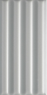 Настенная плитка WigWag Grey 7,5x15 41ZERO42 глянцевая, рельефная керамическая 4100322