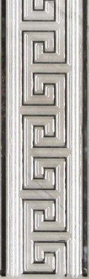 Бордюр Cenefa Coliseum Silver 8x25 глянцевый керамический фото Бордюр Cenefa Coliseum Silver 8x25 глянцевый керамический