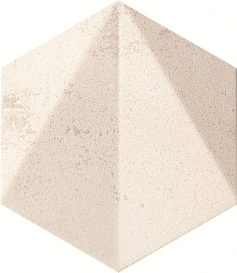 Декор Free Space Hex White Str 11х12.5 Tubadzin рельефная (структурированная) керамический 5903238003414