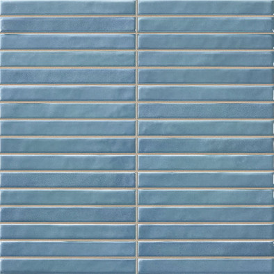 Настенная плитка Kromo Pencil Teal 35х35 La Platera матовая керамическая 00000040897
