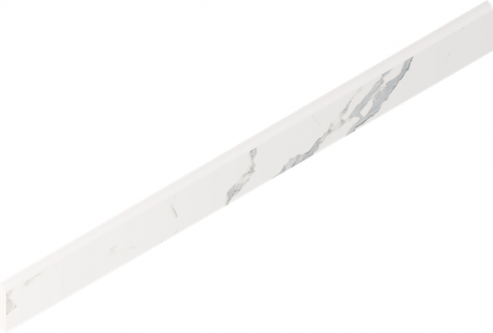 Плинтус Stellaris Statuario White 7.2x80 Battiscopa Italon матовый 610130007463 фото Плинтус Stellaris Statuario White 7.2x80 Battiscopa Italon матовый 610130007463