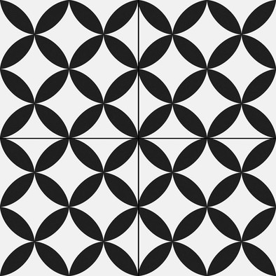 Керамогранит Circle Black Pre. 45x45 Prissmacer матовый универсальный