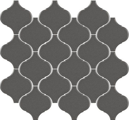Мозаика KAR4-3M керамика 24.6x28 см матовая чип 74x78 мм, серый