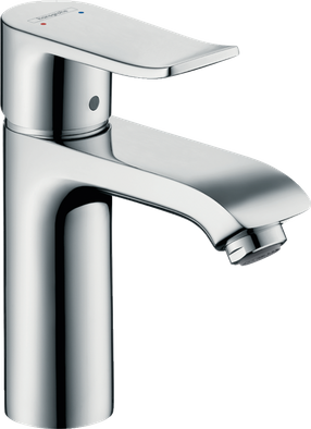 Смеситель Hansgrohe Metris для раковины 110 мм без донного клапана