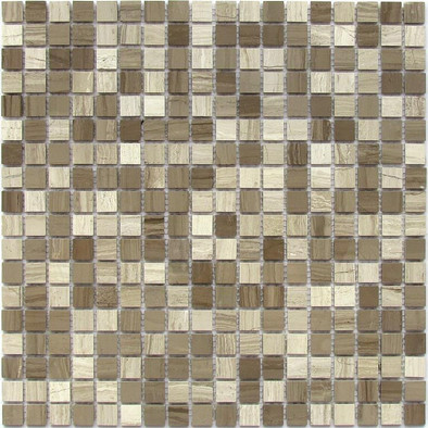 Мозаика Kansas-15 (POL) 1.5x1.5 мрамор 30.5х30.5