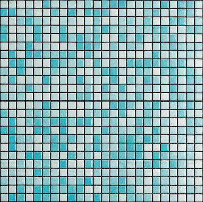 Мозаика Mix Standard Wellness and Pool 15 керамика 30х30 см Appiani матовая чип 12х12 мм, бирюзовый XWEL 415