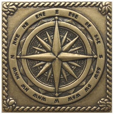 Вставка Металлическая Windrose Shined brass (бронза полированная) керамическая