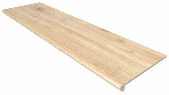 Ступень фронтальная Peldano Redondo Rodeno Roble Liso 33x120 керамогранит матовая Gres de Aragon