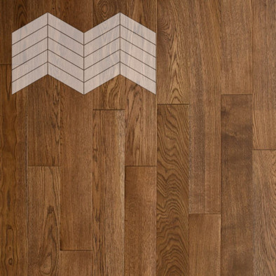 Паркетная доска Lab Arte Chevron Дуб Рустик Лаэрт лак французская елка 400/348х90х14/3/60°