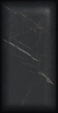 Настенная плитка 16074 Фрагонар Чёрный Грань 7.4x15 Kerama Marazzi глянцевая керамическая