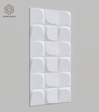 Стеновая декоративная панель Geometrium ECOGR0203W Alpine Walls под покраску 1200х600х25 мм