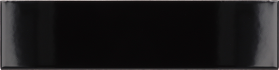 Настенная плитка Black Glossy 5x20 Equipe глянцевая керамическая 28438