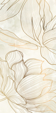 Декор Lumiere Dec.Foglia d'Oro 60х120 La Fenice керамогранит матовый УТ-00030892