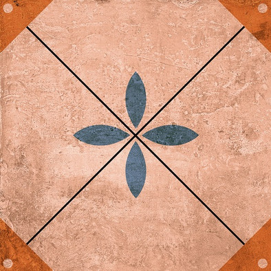 Керамогранит Ornament 20014 20х20 Matt Alpas Cera матовый универсальная плитка ALP84729