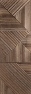 Настенная плитка 9545 Amazons Wengue 30х90 Relieve Porcelanite Dos матовая, рельефная (структурированная) керамическая PCD000053
