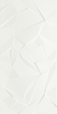 Настенная плитка Synergy Bianco Struktura B 30x60 глянцевая керамическая