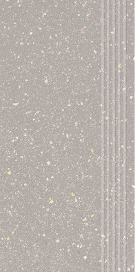 Ступень фронтальная Moondust Silver Stopnica Prosta Nacinana Polpoler 29.8x59.8 керамогранит полированная, противоскользящая 5902610550188