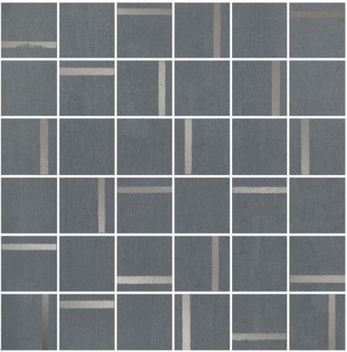 Декор SG640220/MM Гварди 2 Мозаичный Синий матовый обрезной 30х30 Kerama Marazzi керамогранит